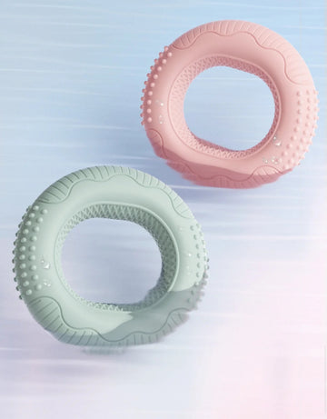 Colorful Silicone Hand Grip Strengthener, Double Strength Finger Exerciser, Forearm Rings Squeezer Grippers For Finger Massage