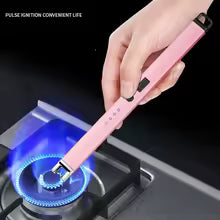 Kitchen Electronic Pulse Lighter Aromatherapy Candle Arc Igniter Type-C Fast Charging Ignition Gun Bbq Men Outdoor Camping Tool